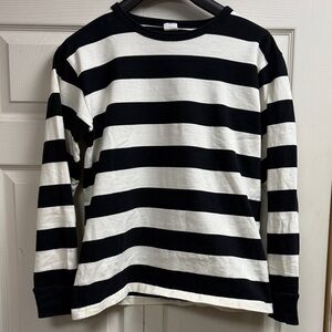 Non Stock Mfg 9oz Rugby Wide Striped Shirt, Large Bronson Mfg